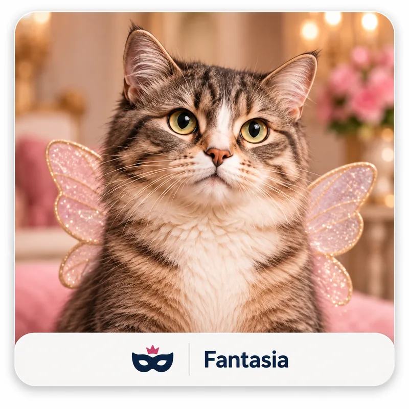 Exemplo de ensaio de fantasia para pet